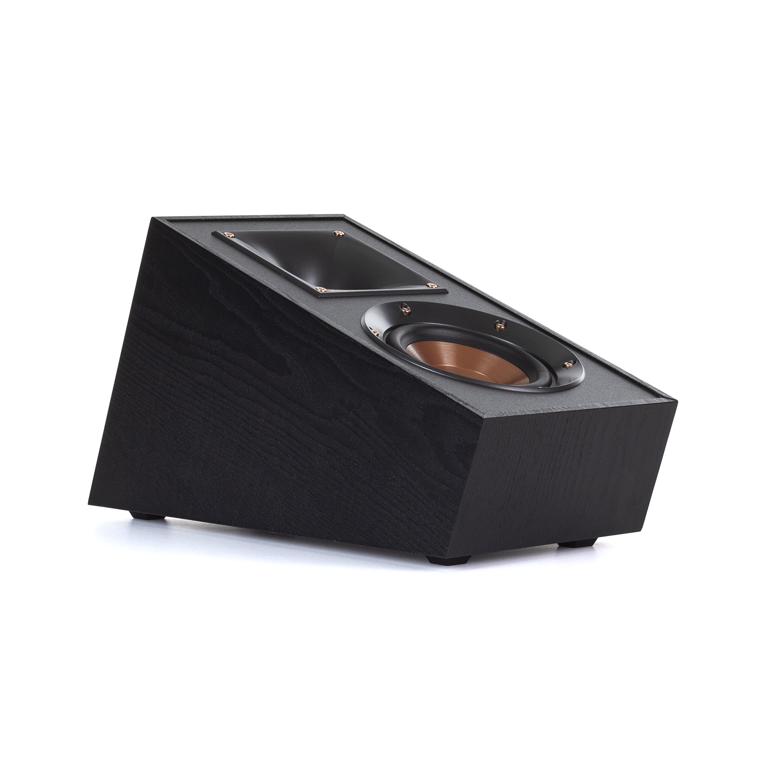 Klipsch R-41SA Powerful Detailed Home Speaker Set of 2 Black Use on compatible tower or bookshelf speakers for reflected height effects, or wall-mount as elevation or surround speakers. - Image 4