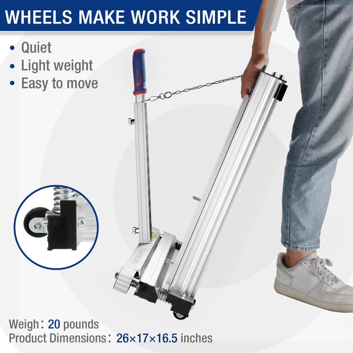 WORKPRO 13" Laminate Vinyl Floor Cutter - Image 6