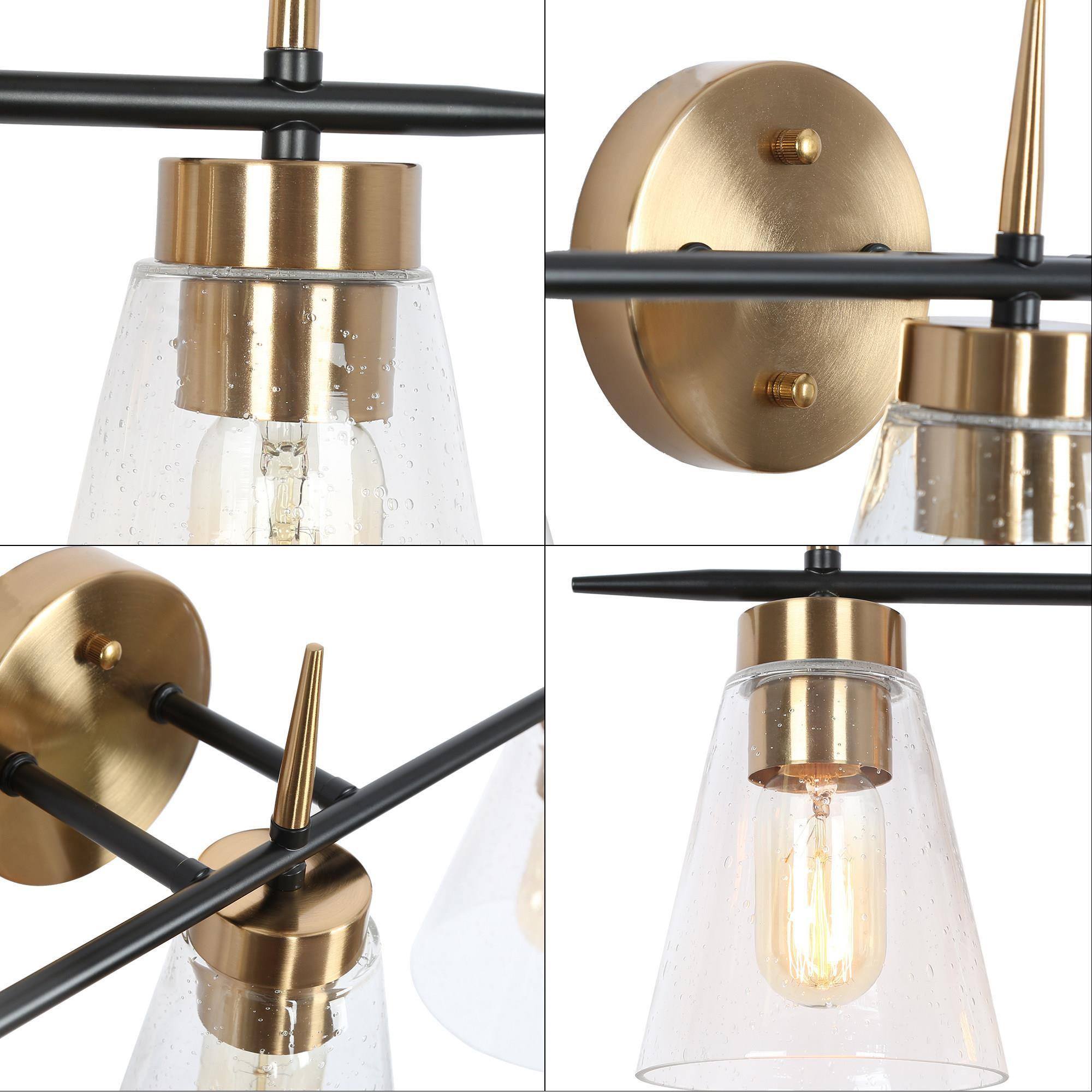 Uolfin 23-in 3 Light Matte Multiple colors Modern/contemporary Bathroom Vanity light - Image 15