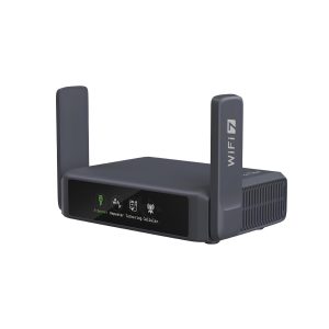 GL.iNet GL-BE3600 Slate 7 Wi-Fi 7 Travel Router Touchscreen 2.5G Touchscreen toggles VPN or AdGuard, 1-inch mini size, ideal for hotel, cruise, RV, business trip, plane connectivity