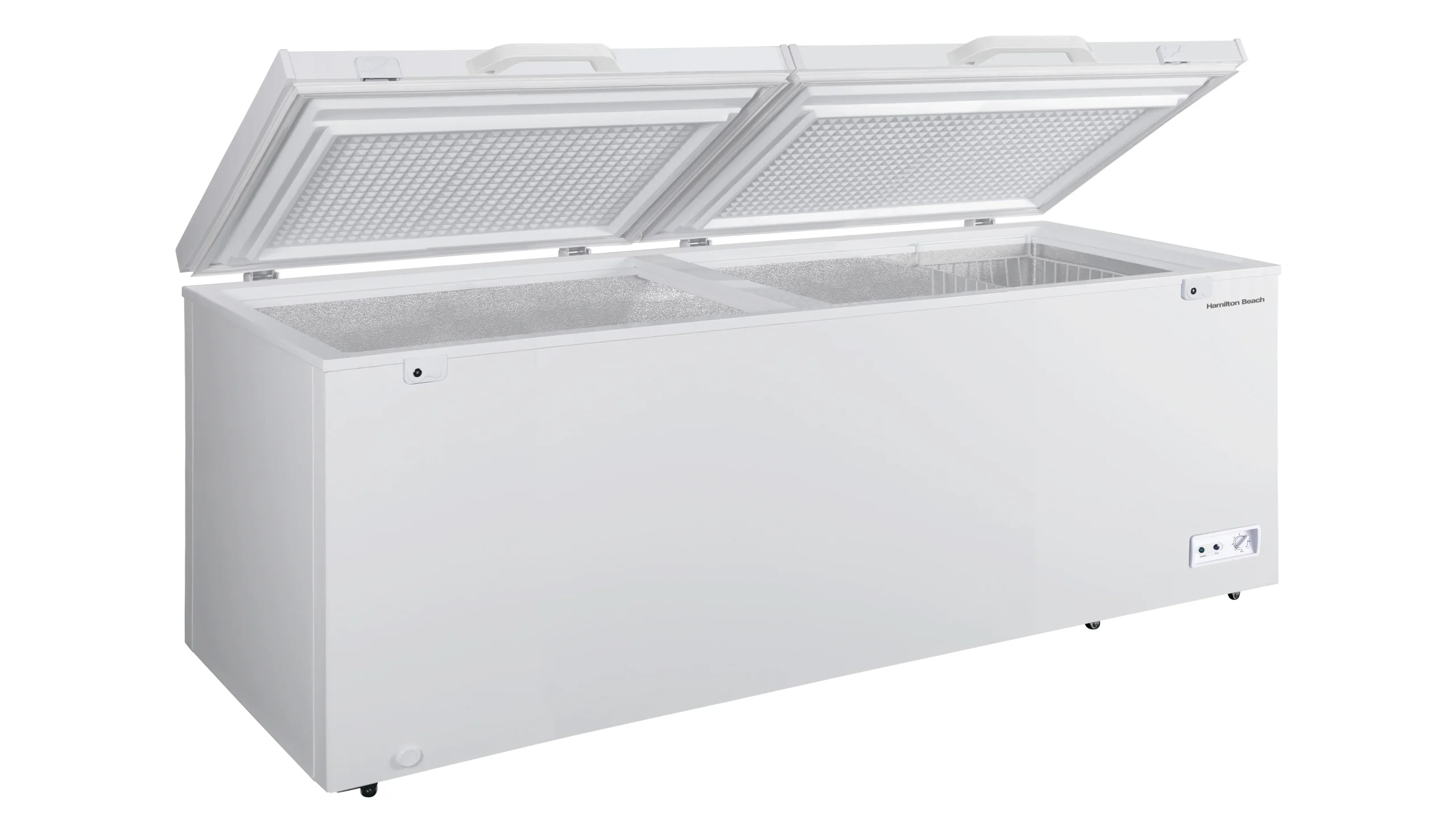 Beach 21 Cu. ft. Chest Freezer, Double Doors, HZ9212, White - Image 8