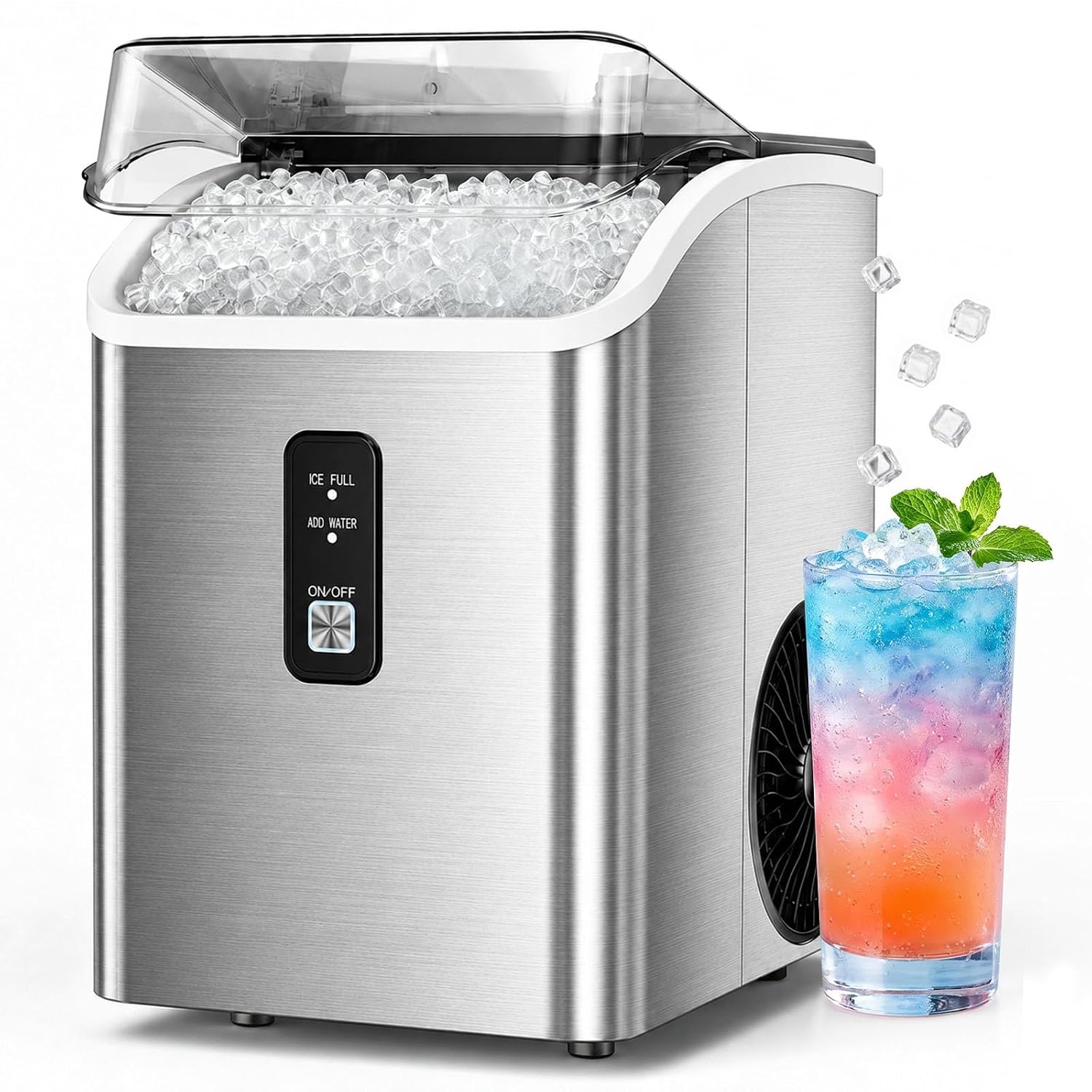 35 lb Nugget Ice Maker Countertop, Self-Cleaning IM5815NG - Image 8