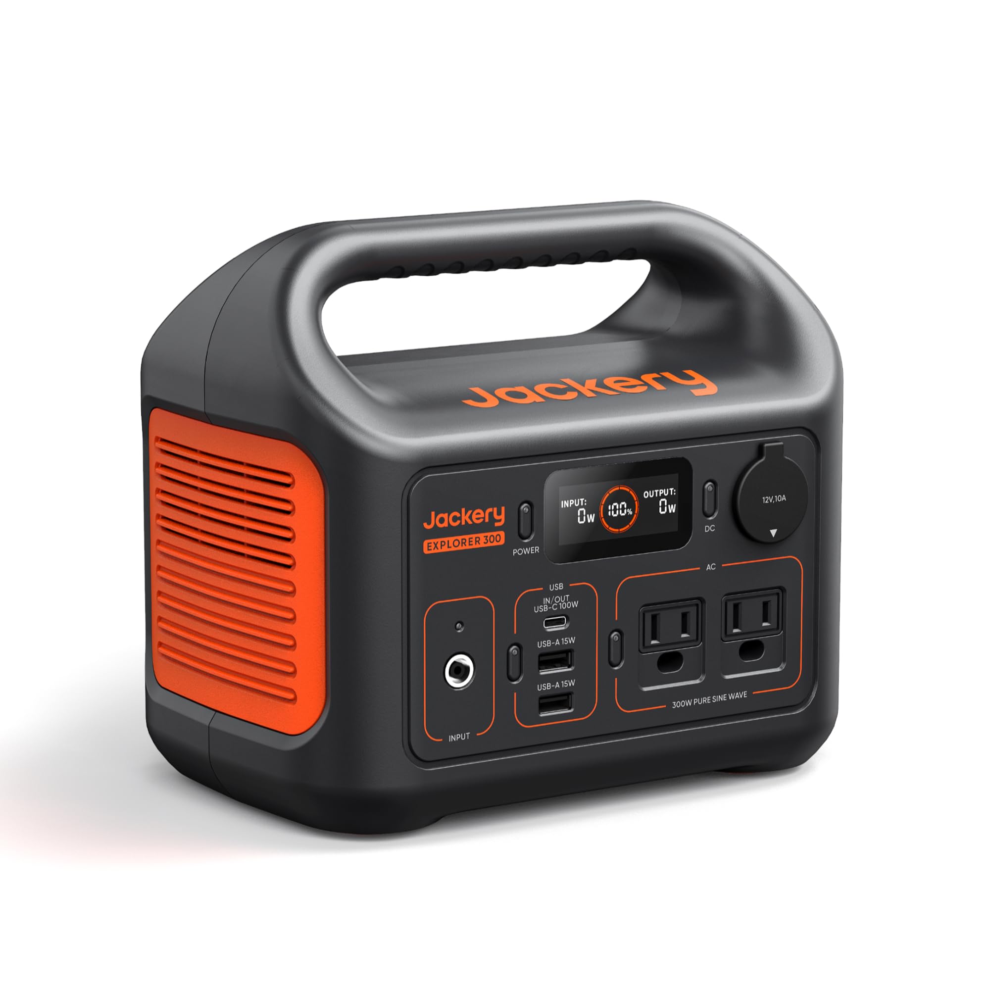 Jackery Explorer 300 Portable Power Station,292Wh Backup LiFePO4 Battery, Solar Generator for Outdoors, Camping, Travel, Hunting, Blackout (Solar Panel Optional)