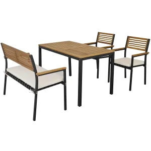 Tangkula 4-Piece Patio Furniture Set