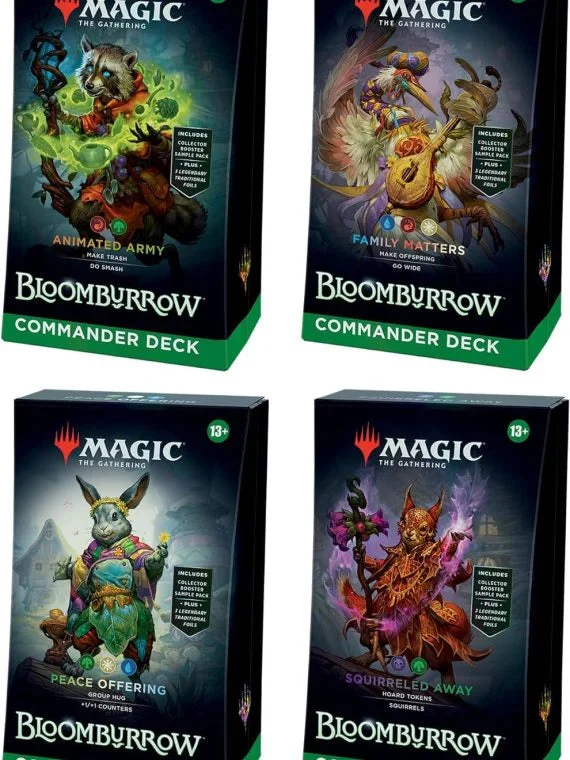 Magic: The Gathering Bloomburrow Commander Deck Bundle - 4 Decks - Image 2