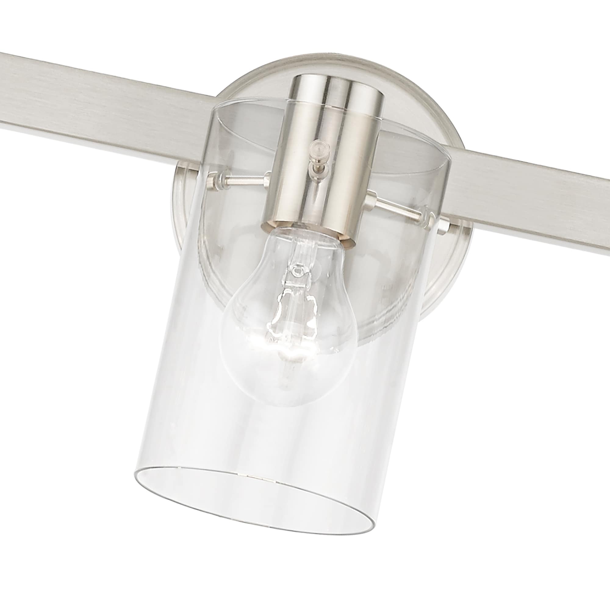 Livex Lighting Munich 42-in 5 Light Brushed Nickel Modern/contemporary Bathroom Vanity light - Image 8
