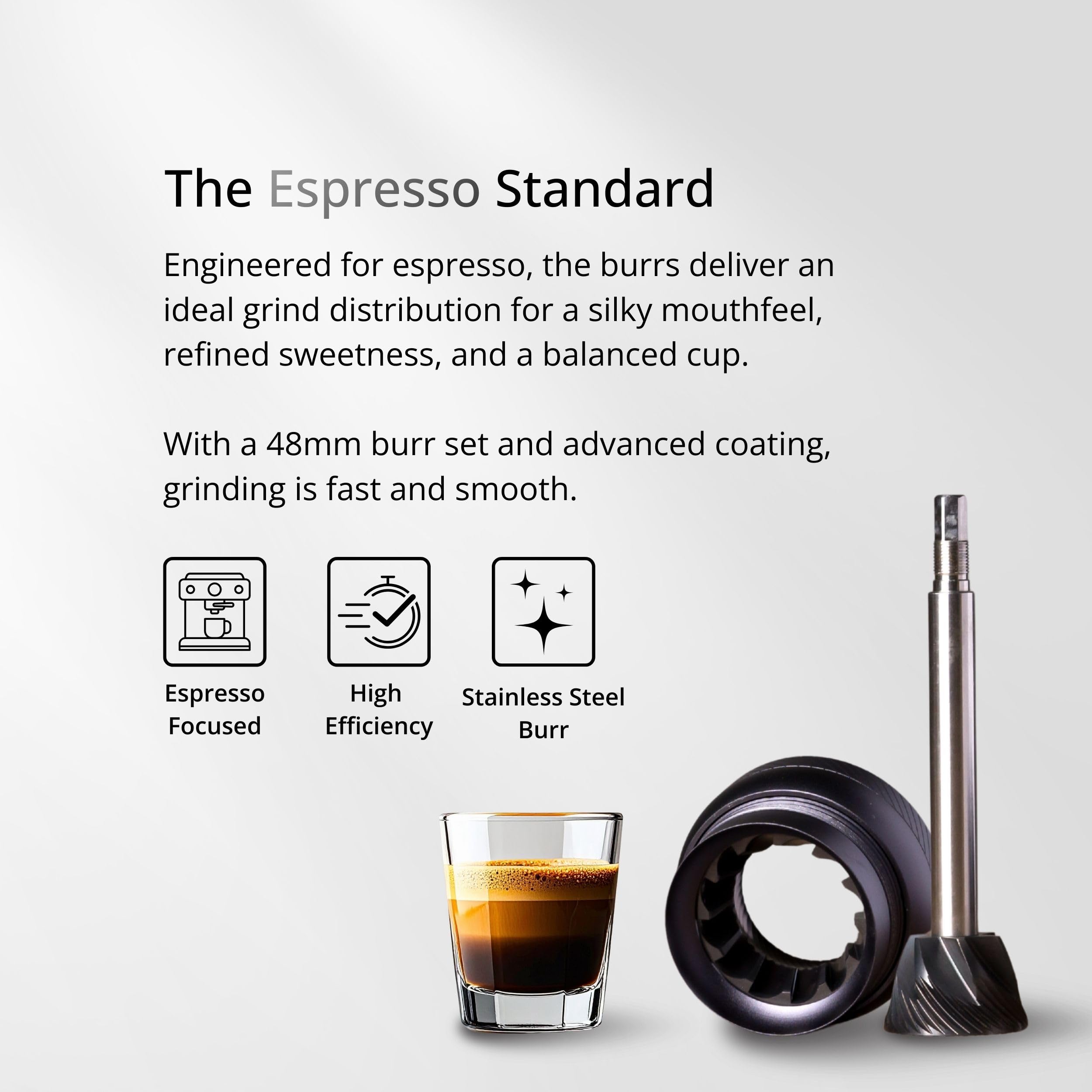 1Zpresso J-Ultra Manual Coffee Grinder Iron Gray, Conical Burr, Foldable Handle, Magnet Catch Cup Capacity 40g, Numerical Adjustable Finely Setting, Faster Grinding Efficiency Ideal for Espresso - Image 2