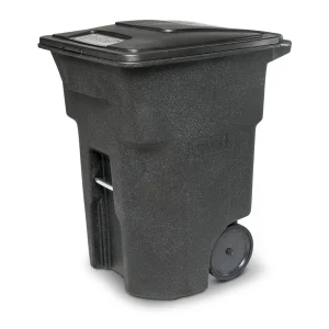 ANA96-00BKS 96 gal. Trash Can with Quiet Wheels and Lid
