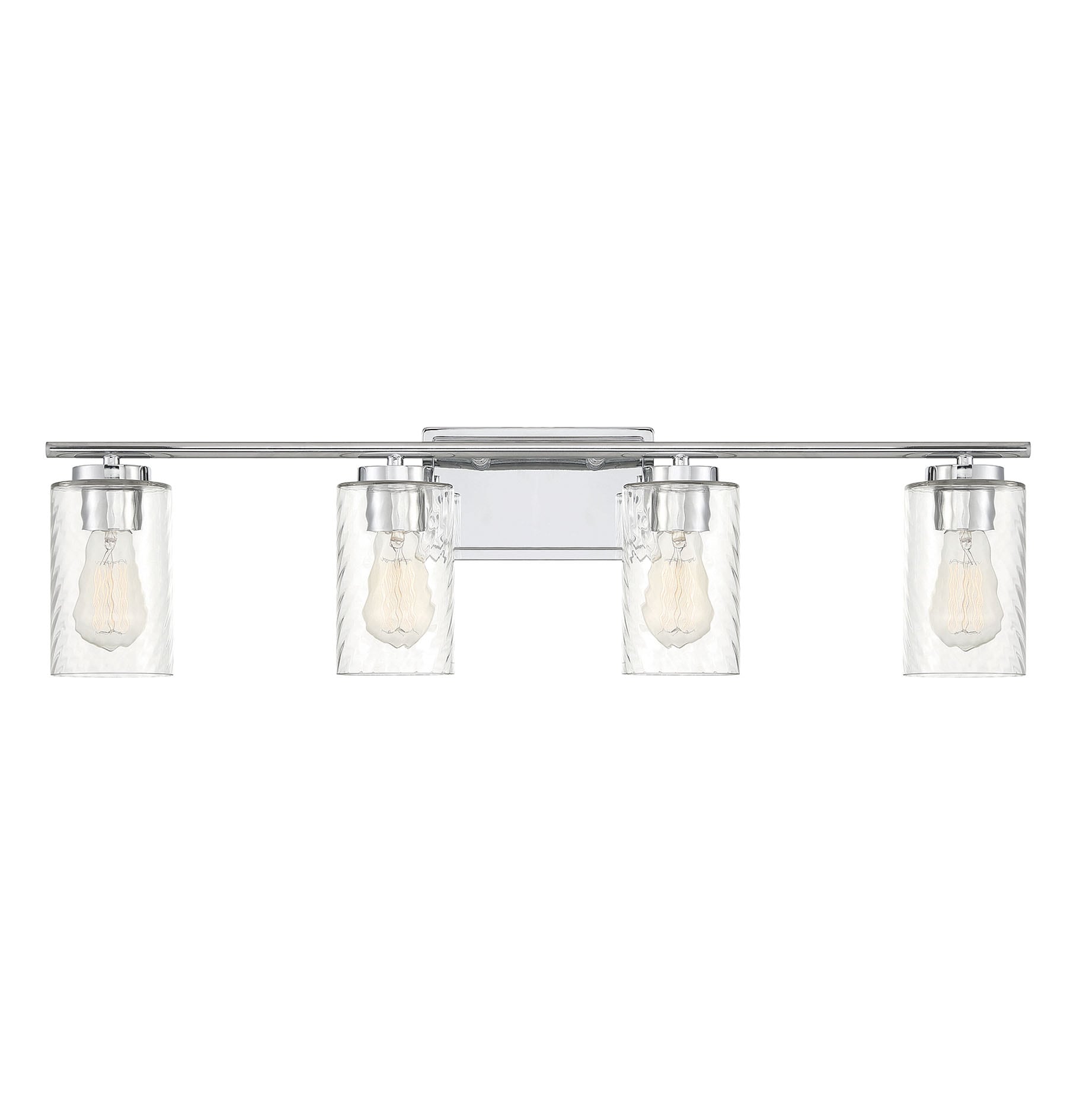 Meridian Lite Trends Meridian 32-in 4 Light Polished Chrome Farmhouse Bathroom Vanity light