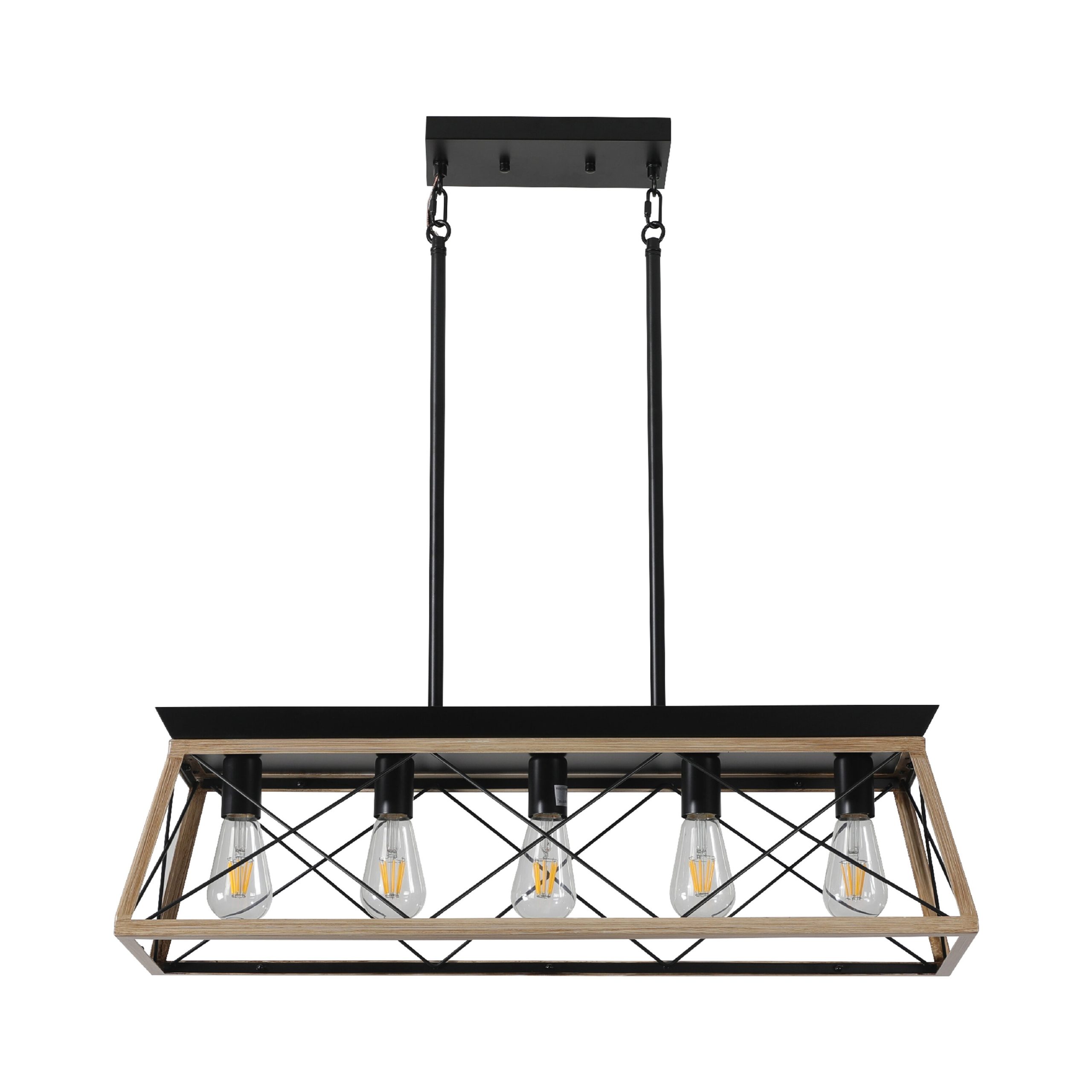 Gaierptone Farmhouse Chandeliers 5 -Light Multiple colors Iron Chandelier