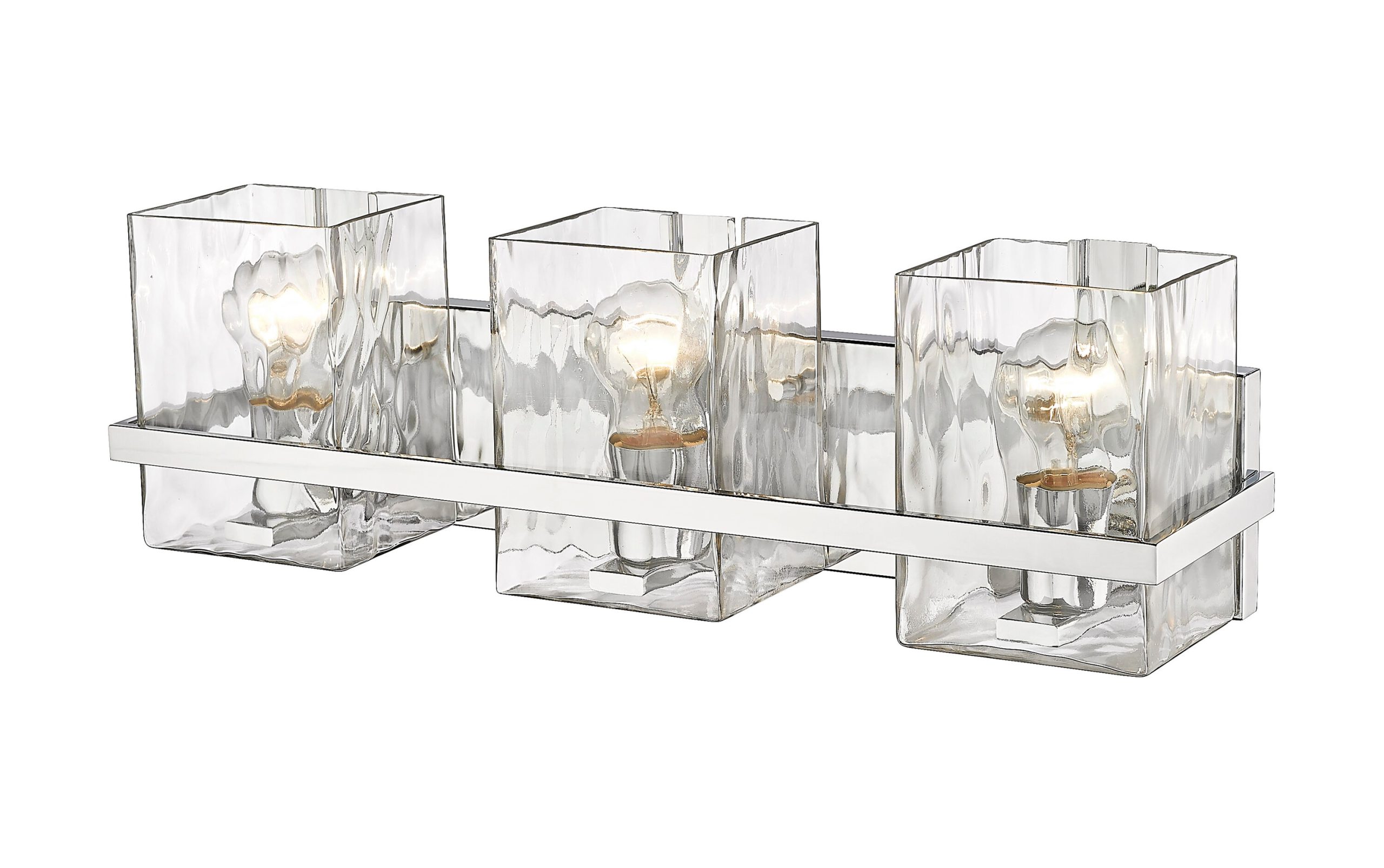 Z-Lite Bennington 22.25-in 3 Light Polished Chrome Farmhouse Bathroom Vanity light - Image 3