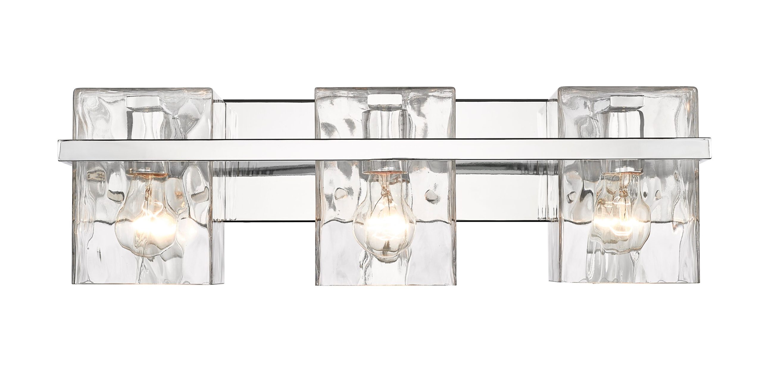 Z-Lite Bennington 22.25-in 3 Light Polished Chrome Farmhouse Bathroom Vanity light - Image 4
