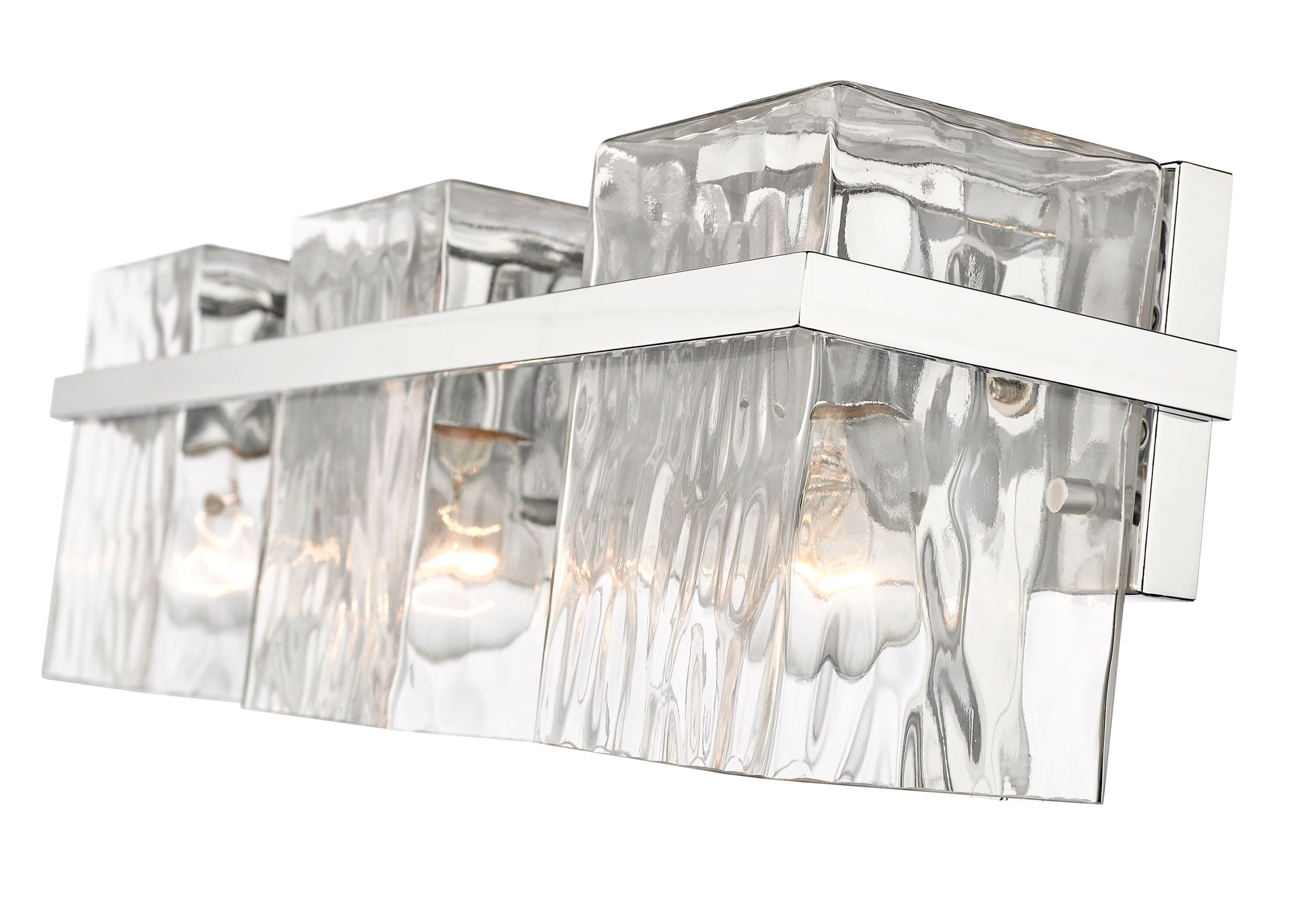 Z-Lite Bennington 22.25-in 3 Light Polished Chrome Farmhouse Bathroom Vanity light - Image 5