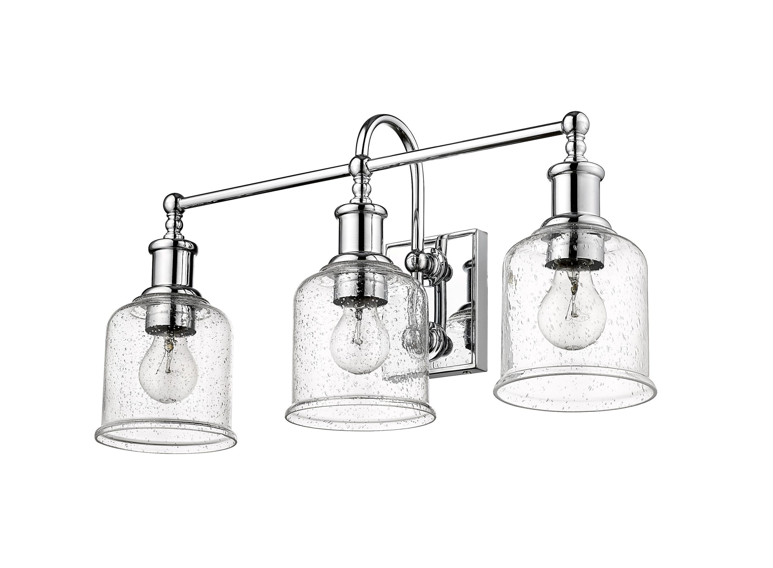 Z-Lite Bryant 24-in 3 Light Polished Chrome Industrial Bathroom Vanity light - Image 8