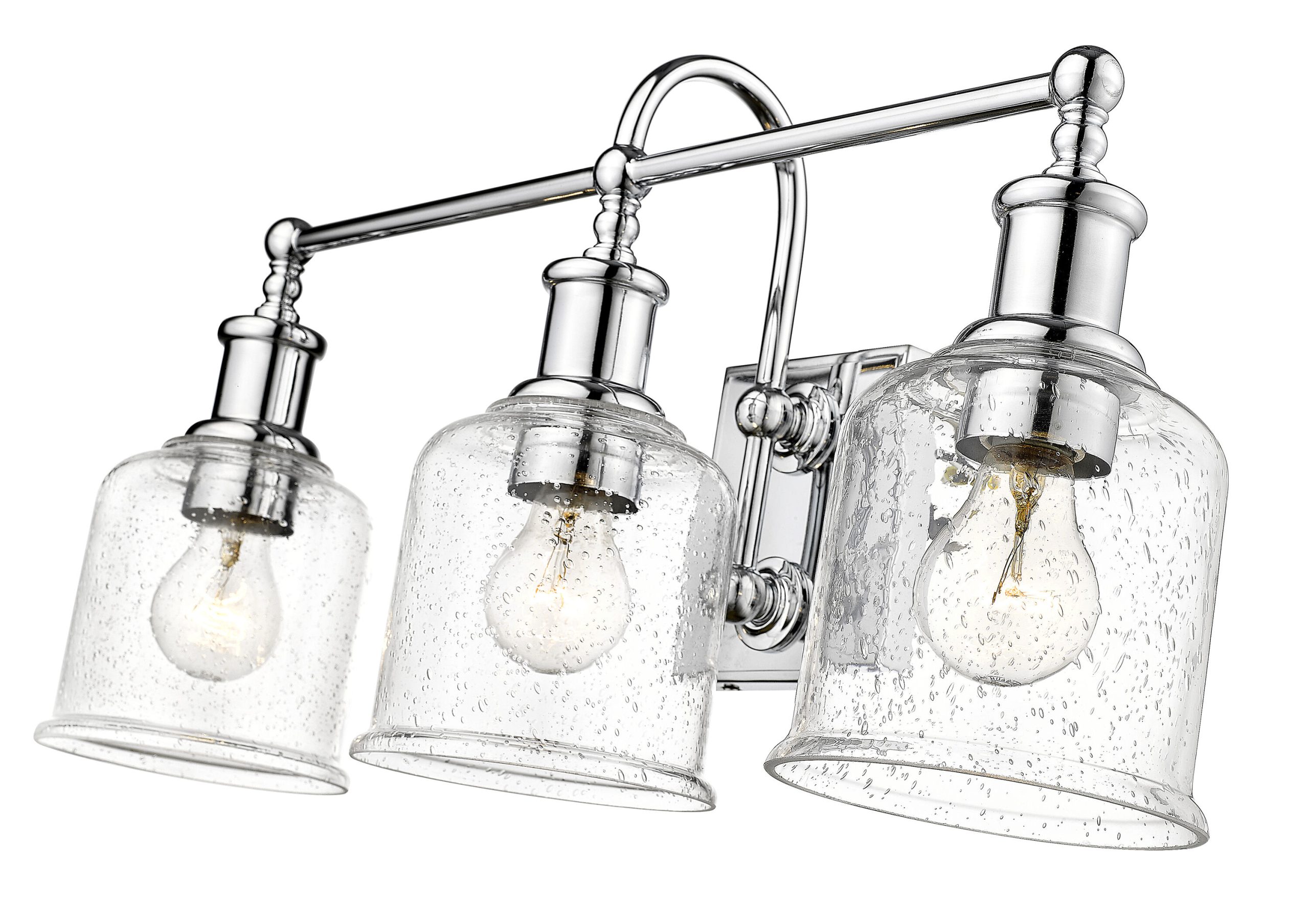 Z-Lite Bryant 24-in 3 Light Polished Chrome Industrial Bathroom Vanity light - Image 7