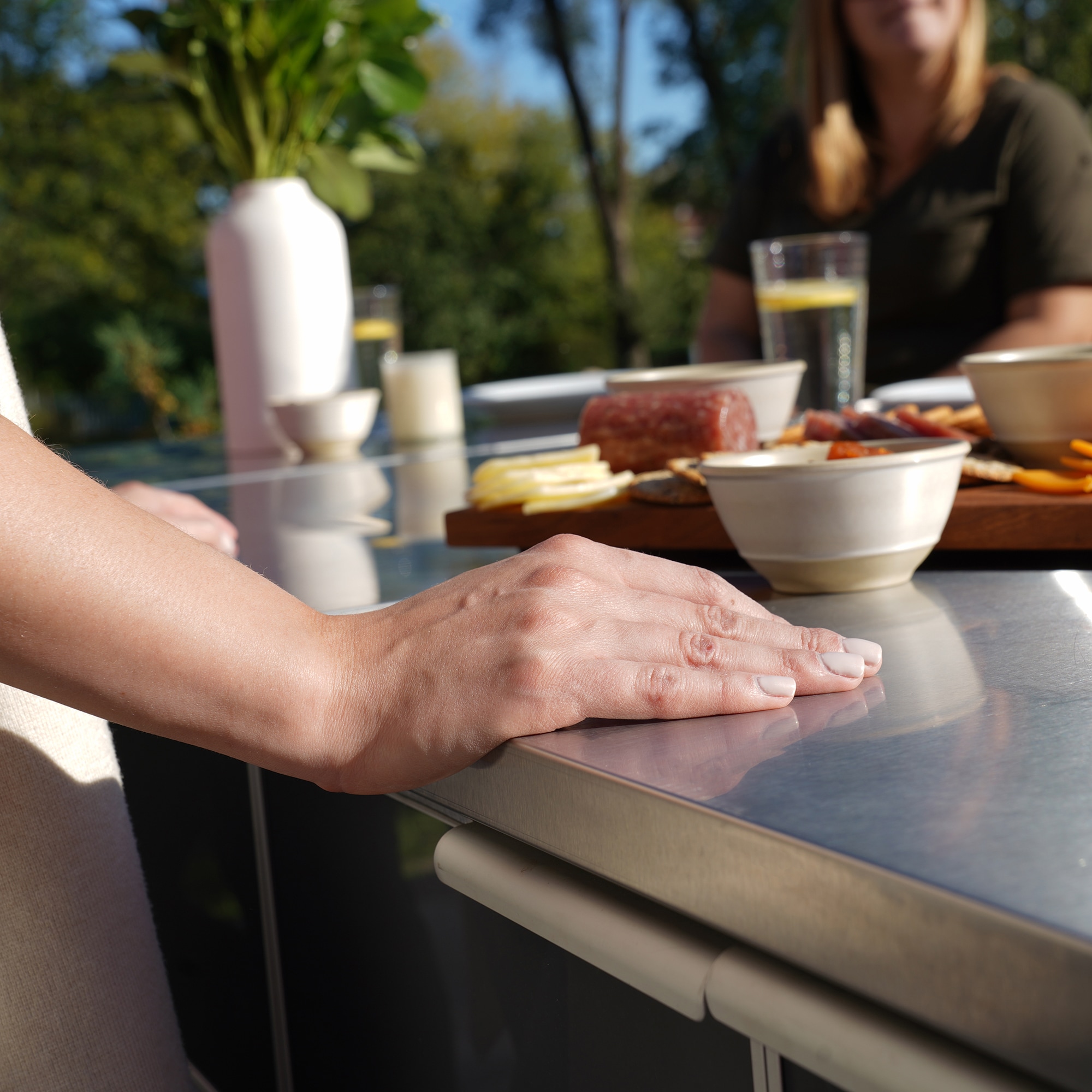 Blue Sky Outdoor Living 30-in W Modular Outdoor Kitchen Countertop Slate Gray - Image 4