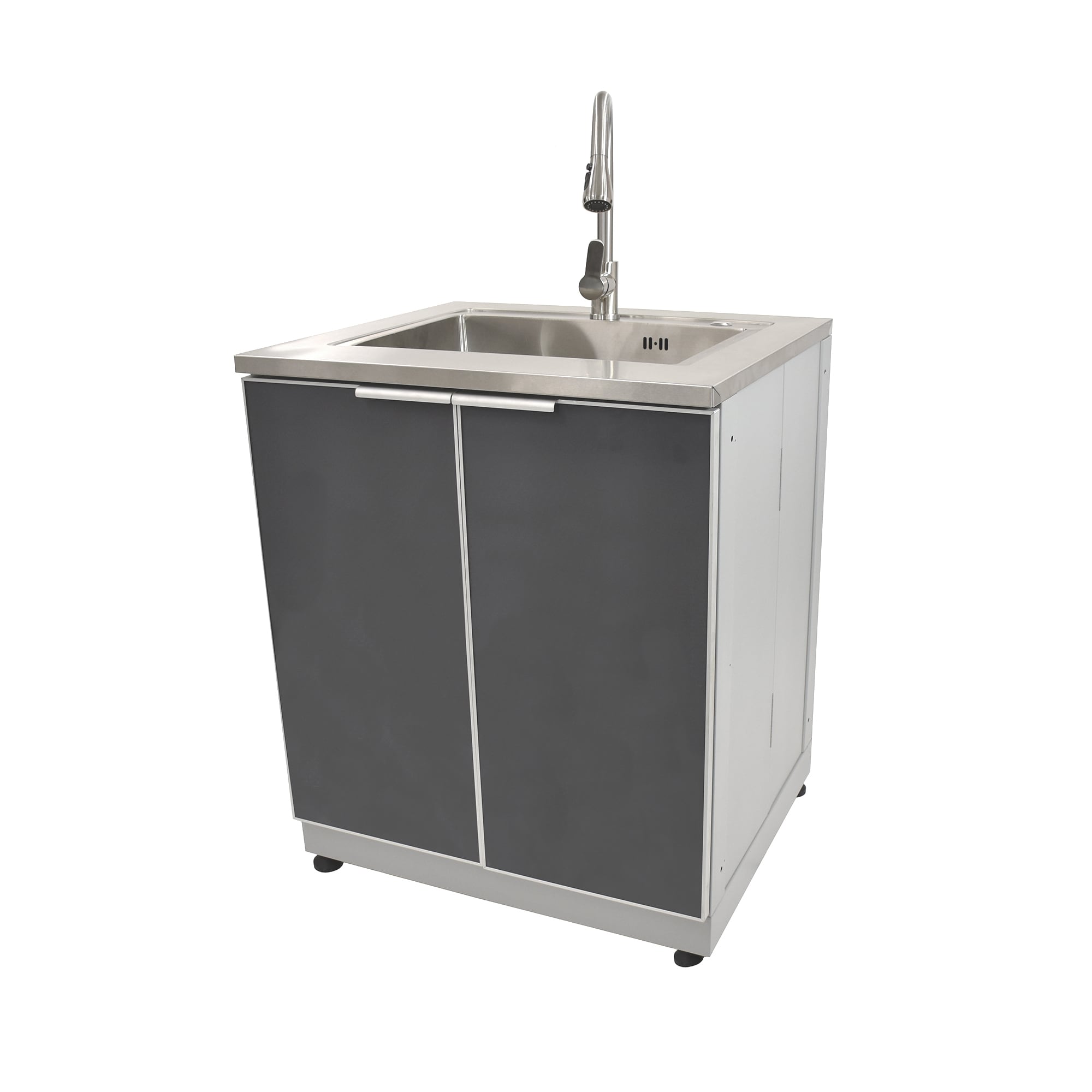 Blue Sky Outdoor Living 30-in W Modular Outdoor Kitchen Countertop Stainless steel Slate Gray - Image 6