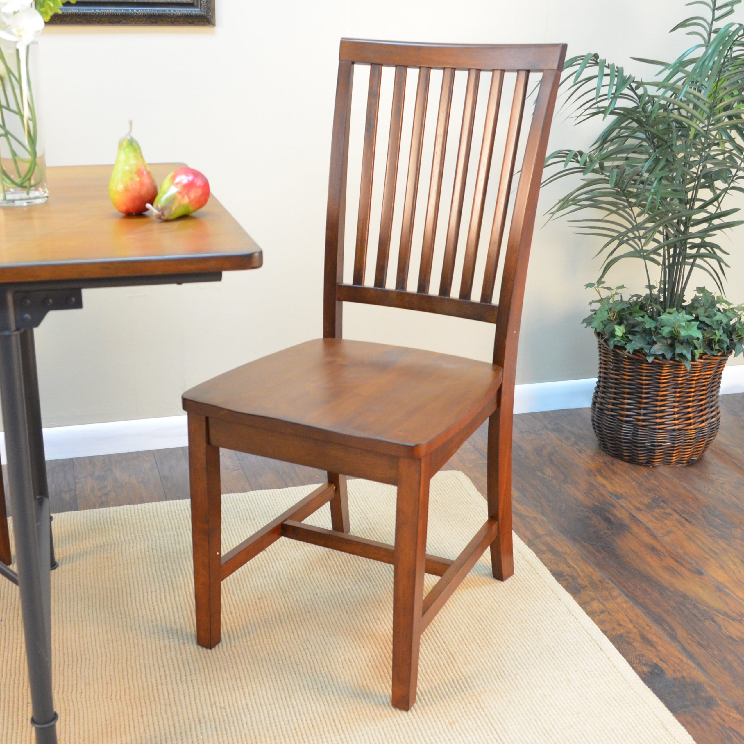 Carolina Cottage Hudson Transitional Dining arm chair ( Wood Frame ) - Image 5