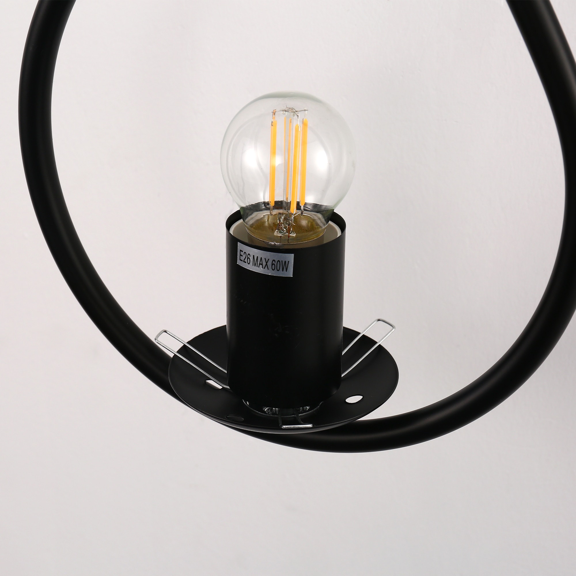 YANSUN 7.9-in 1 Light Black Vintage Vanity light - Image 6