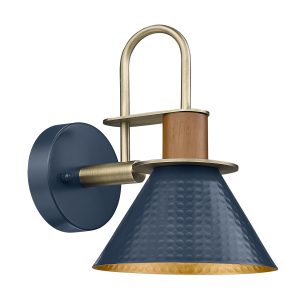 LTMATE JAZAVA 6.7-in 1 Light Antique Blue Industrial Bathroom Vanity light