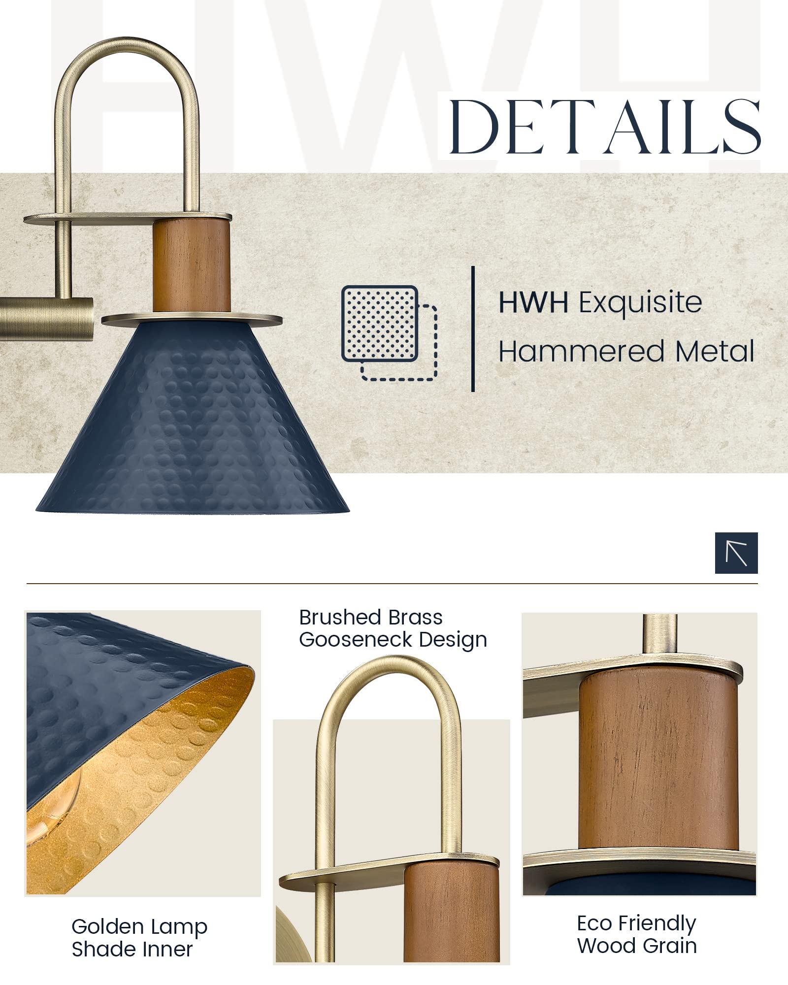 LTMATE JAZAVA 6.7-in 1 Light Antique Blue Industrial Bathroom Vanity light - Image 3