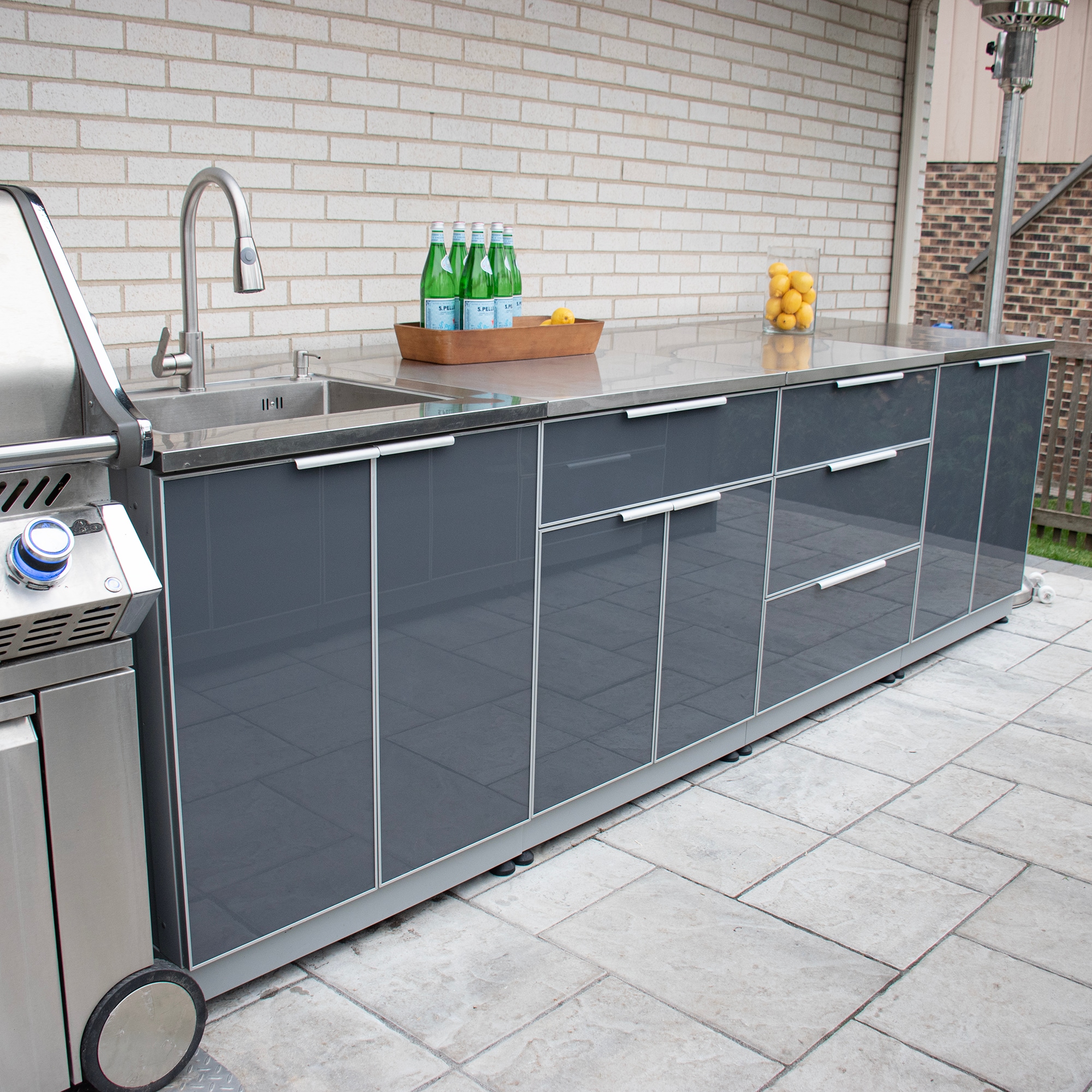 Blue Sky Outdoor Living 23.56-in W Modular Outdoor Kitchen Sink Stainless steel - Image 15