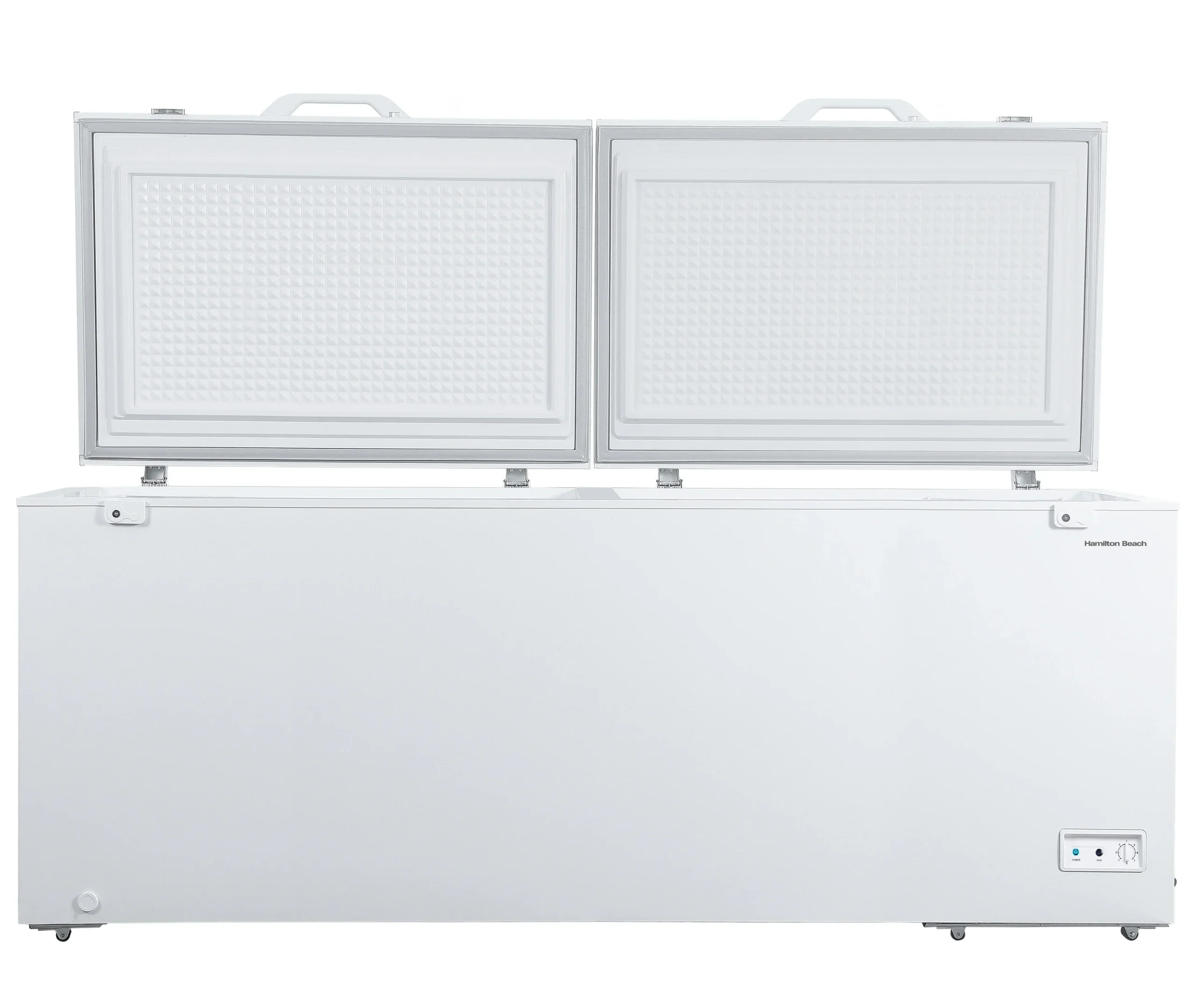 Beach 21 Cu. ft. Chest Freezer, Double Doors, HZ9212, White - Image 2