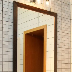 Z-Lite Bryant 24-in 3 Light Matte Black Industrial Bathroom Vanity light