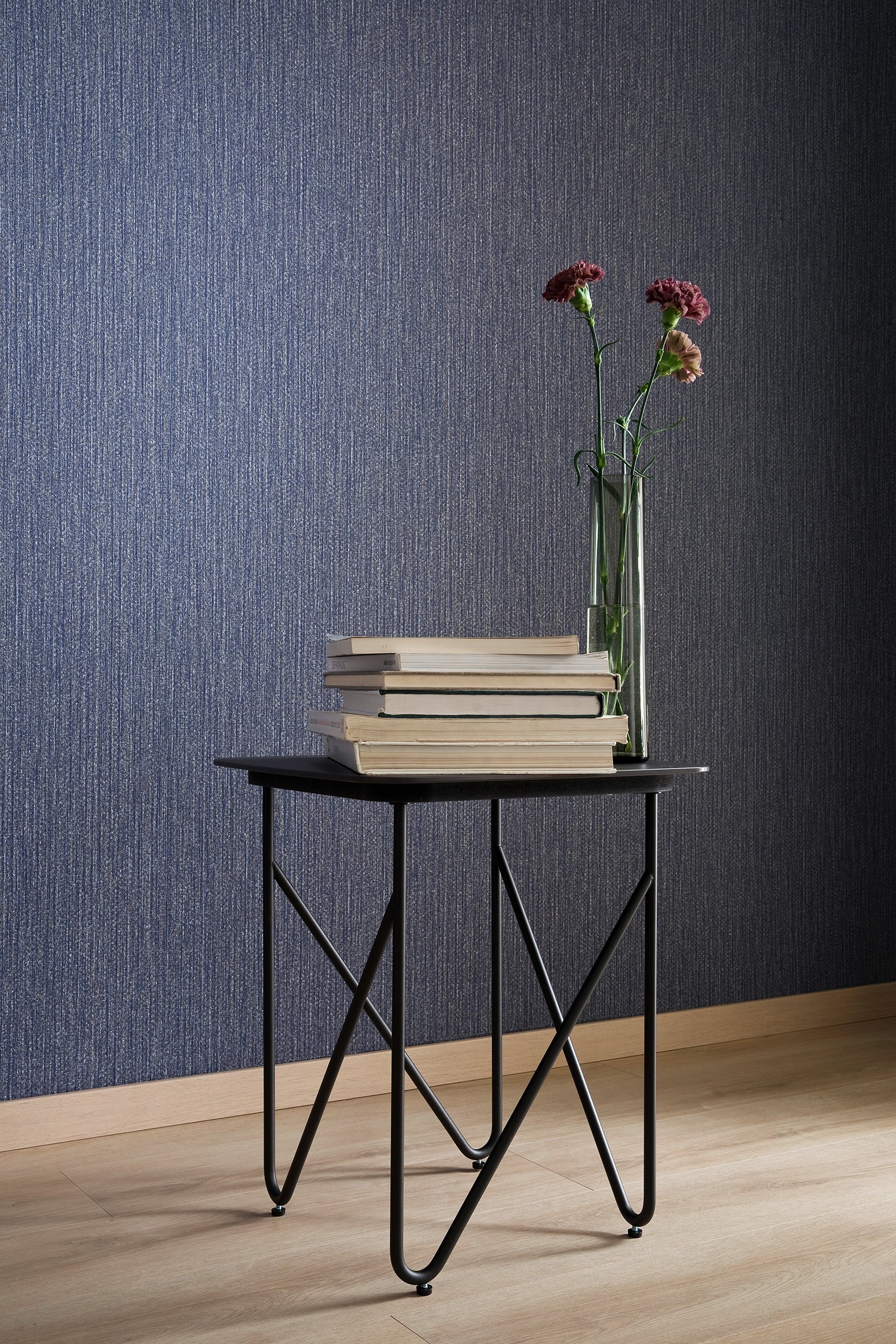 Galerie The New Textures Vertical Weave Blue Wallpaper NT32741 - Image 4