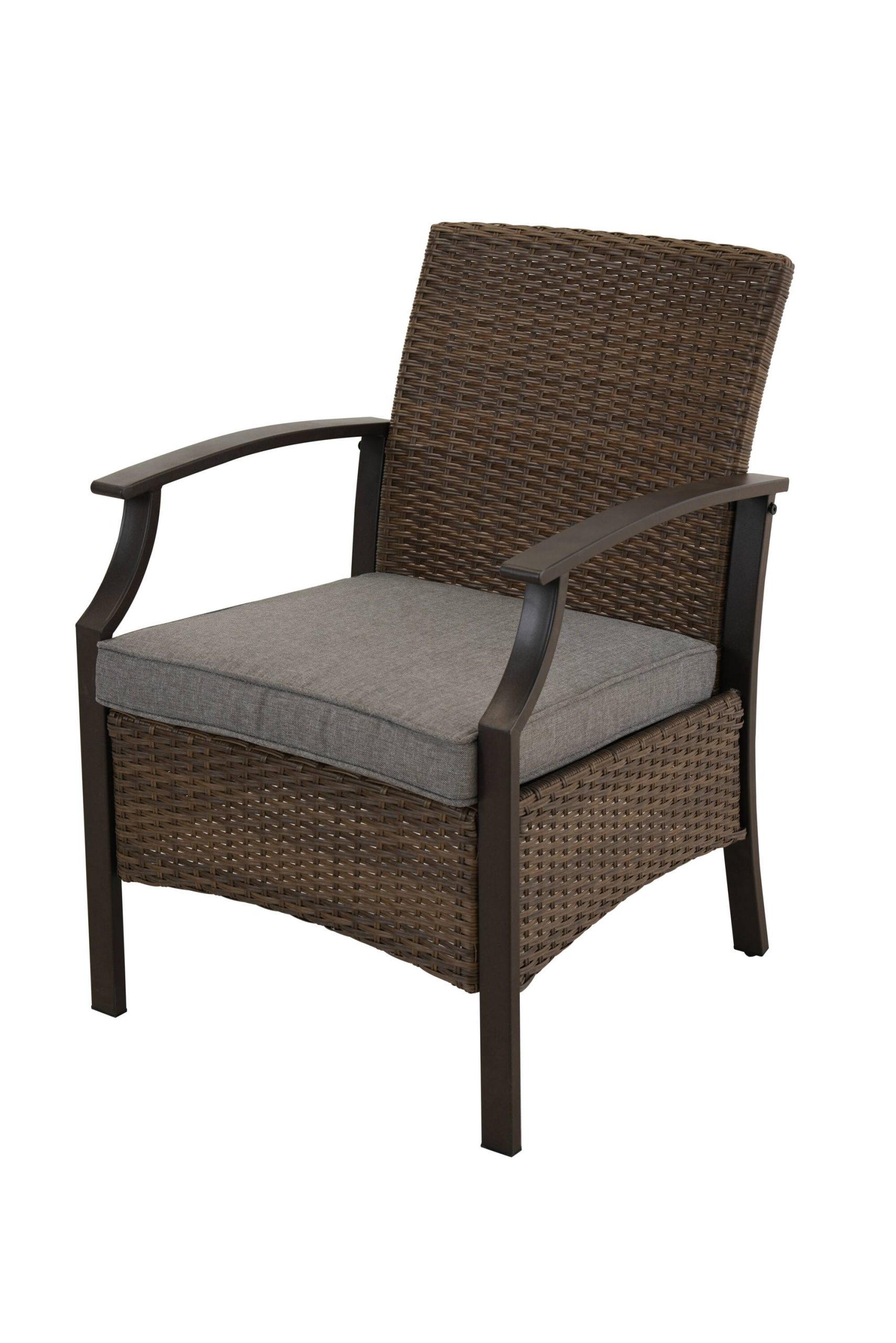 Upland 3 -Piece Wicker Gray Patio Conversation Set - Image 6