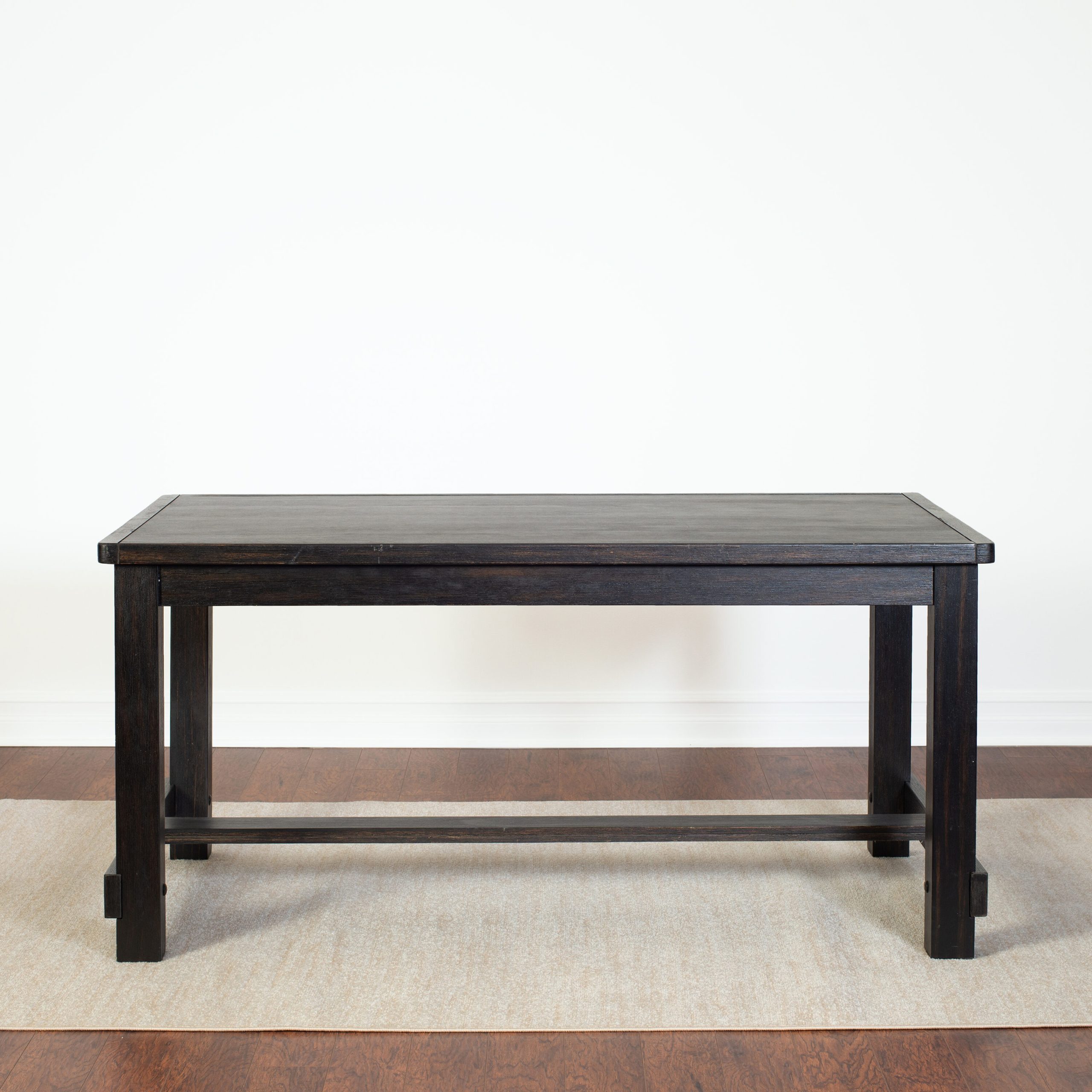 Roundhill Furniture Muzzi Grey Contemporary/Modern Dining Room Set with Rectangular Table ( Seats 6 ) - Image 7