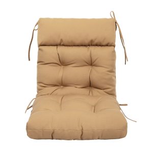 Artplan Adirondack Outdoor Chair Cushion All Weather Patio Cushion-Wicker Tufted Pillow for Patio Furniture
