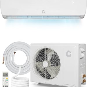 Garvee Ductless Mini Split 19 SEER2 9000 BTU AC Heat Pump for 450 SqFt 230V Ultra Quiet Inverter Air Conditioner System
