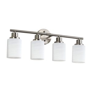 Poinic 24.4-in 4 Light Nickel Modern/contemporary Bathroom Vanity light