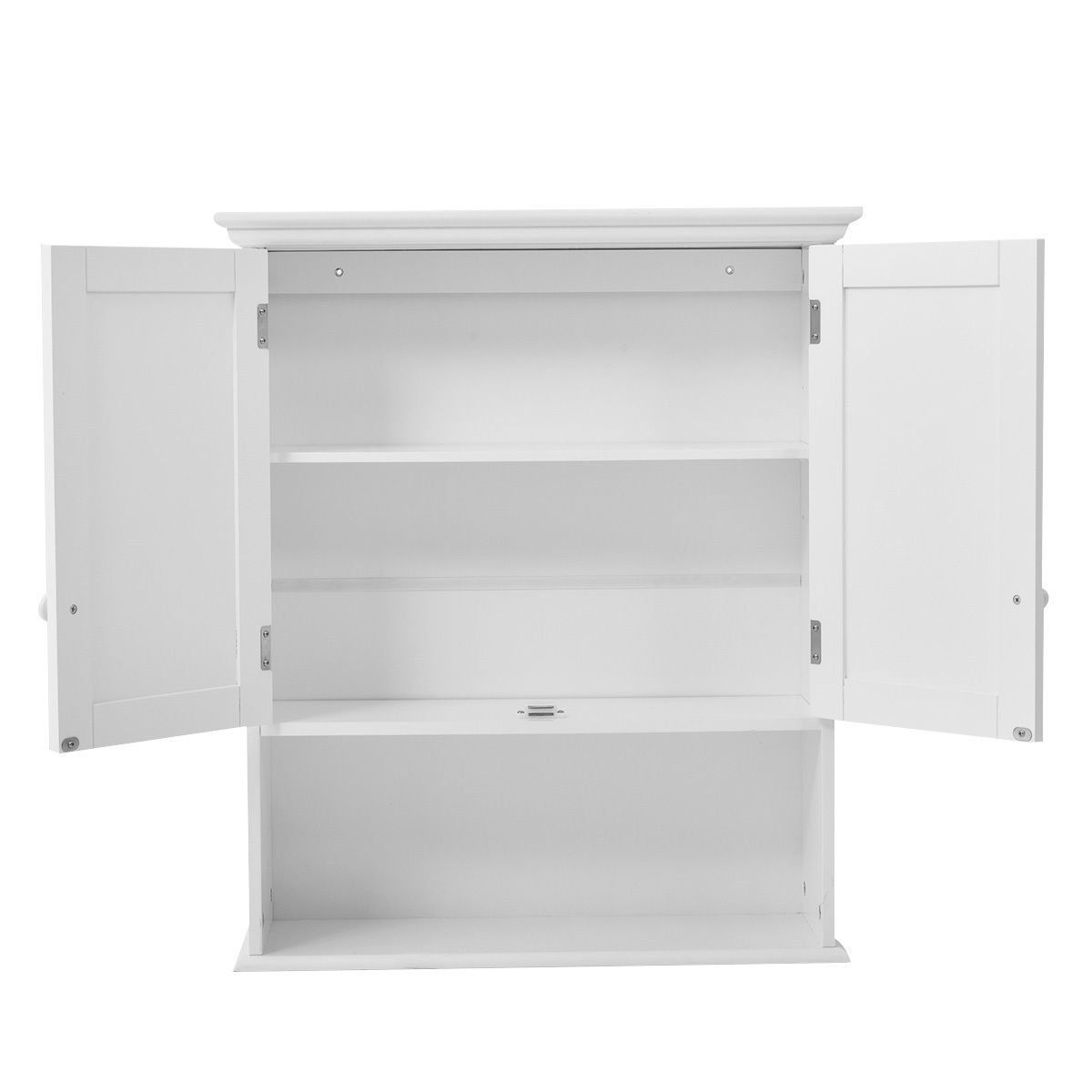 Slickblue Wall Mounted Storage Cabinet - 8 x 24 x 20 With White Finish For Bathroom or Living room - Image 3