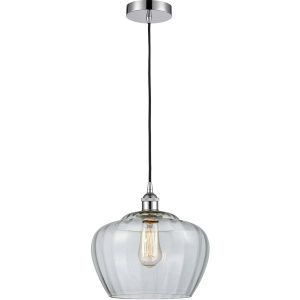 Innovations Lighting  616-1P-PC-G92-L-LED Edison Fenton Mini Pendant Polished Chrome