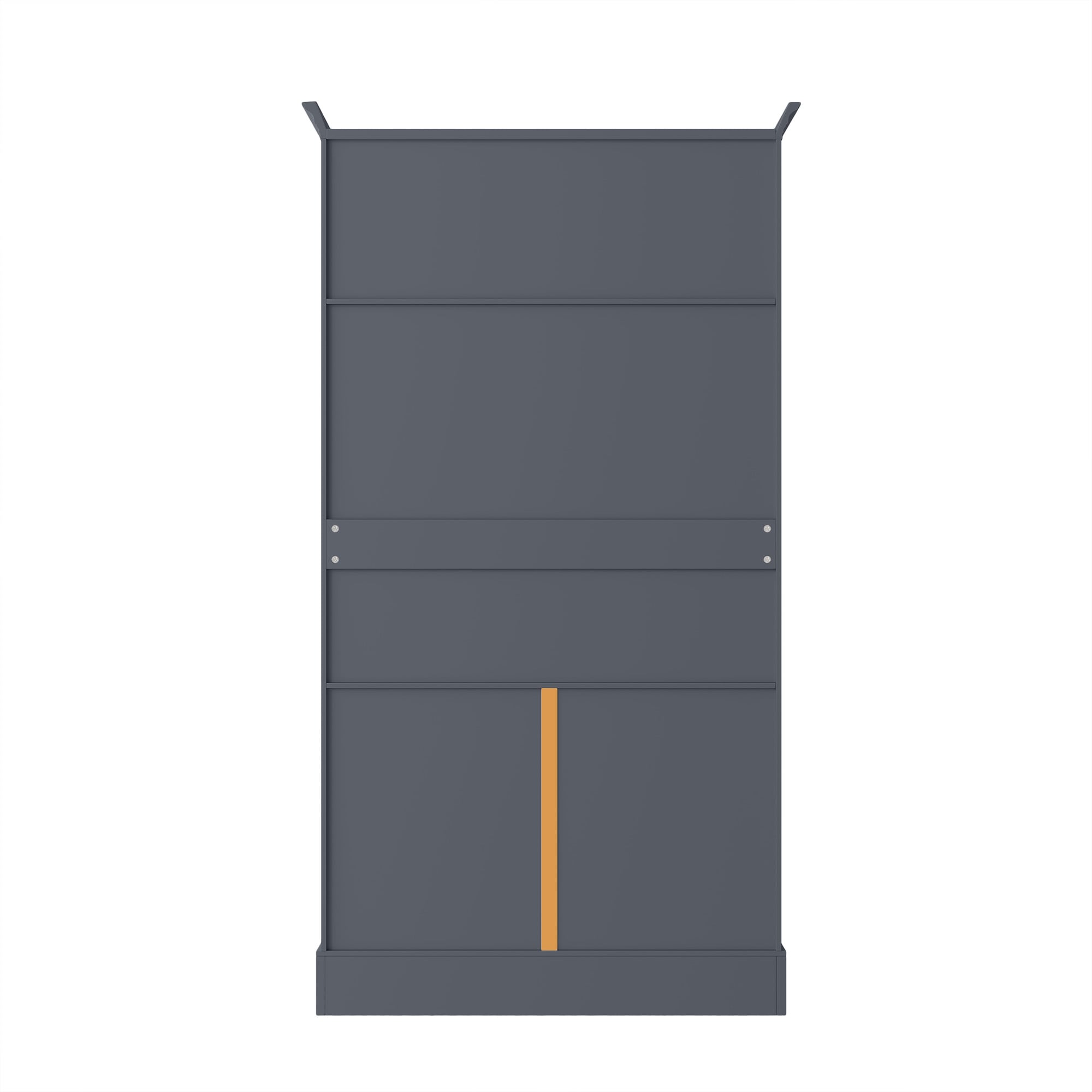ModernLuxe Assembly Required Farmhouse Freestanding 40inchx18inchx72.6inch Kitchen Pantry 4 Doors Dining Storage Cabinet with Pullout Trays Drawers and Cake Pan Storage Organizer Grey - Image 15