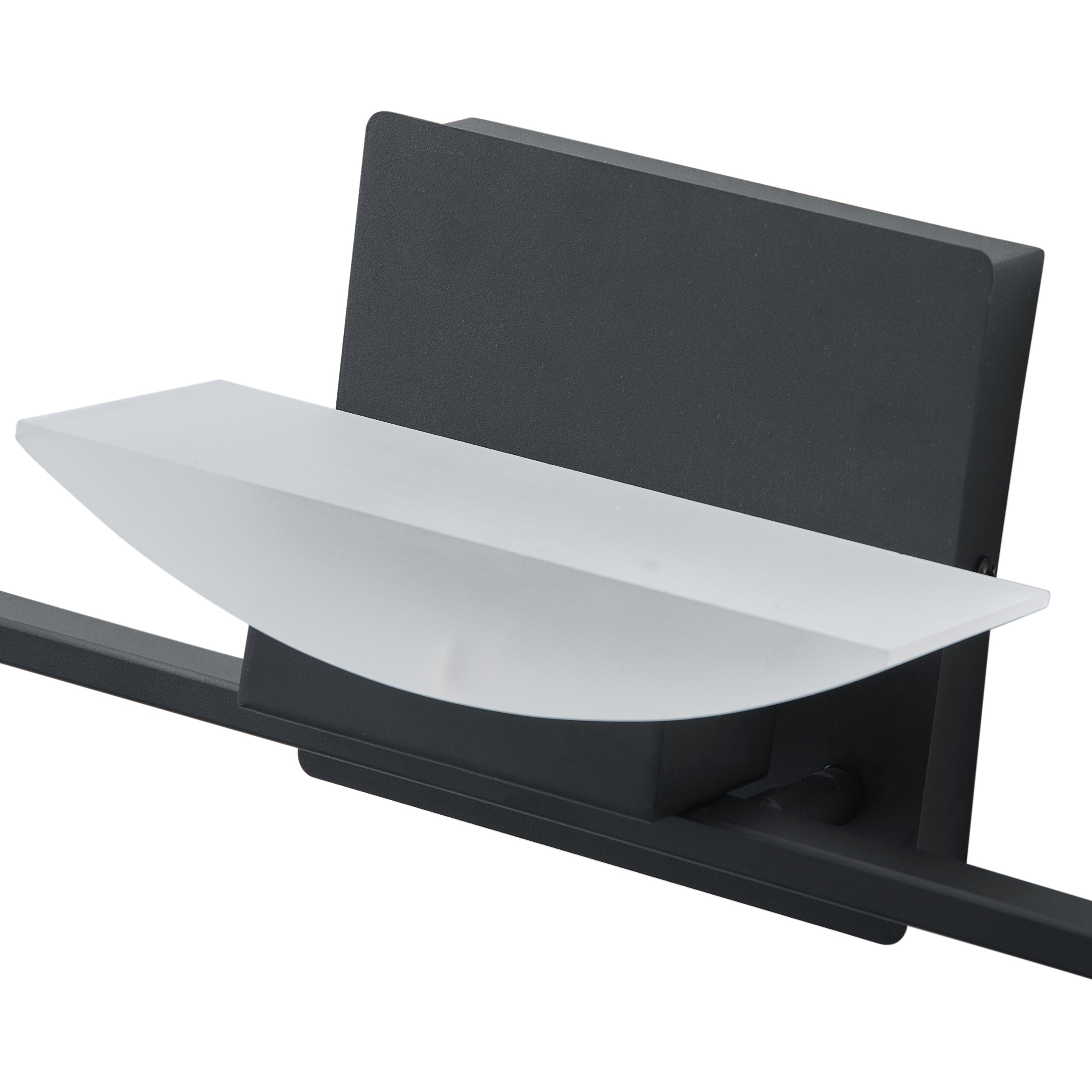 Aiwen 277.56-in 3 Light Matte Black Integrated LED Modern/contemporary Bathroom Vanity light - Image 6