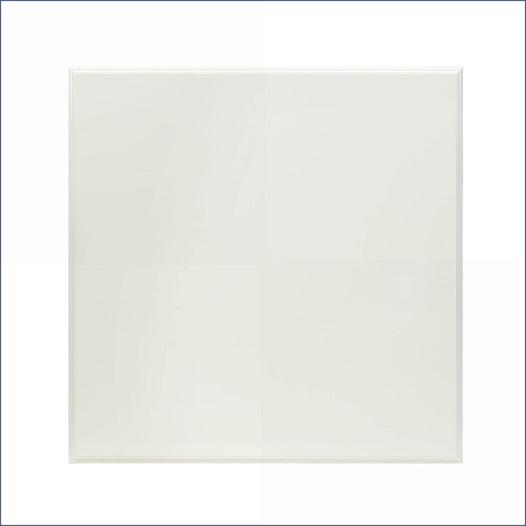 Watnature Antique White Square Coffee Table with 60mm Thick Top Artistic Floral Legs for Living Room Elegance - Image 3
