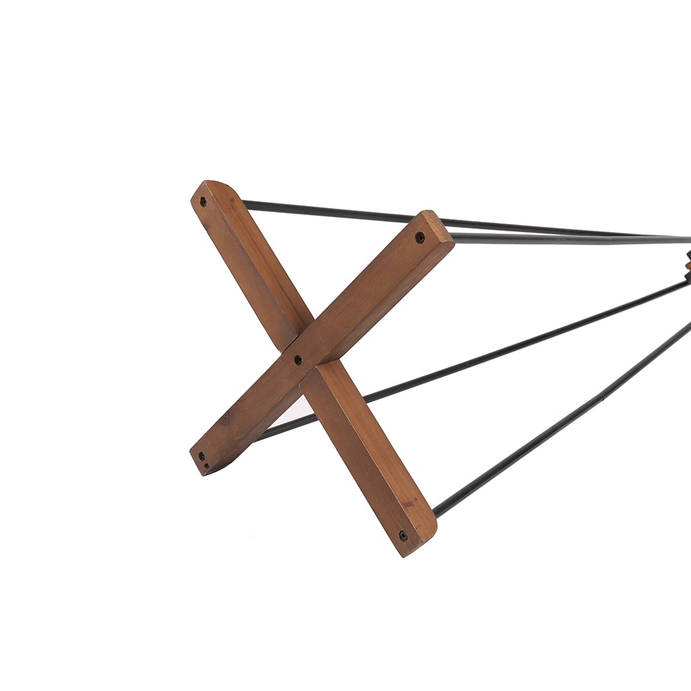 Watnature Reclaimed Wood and Metal Freestanding Coat Rack Hooks Bedroom Living Room Decor - Image 5