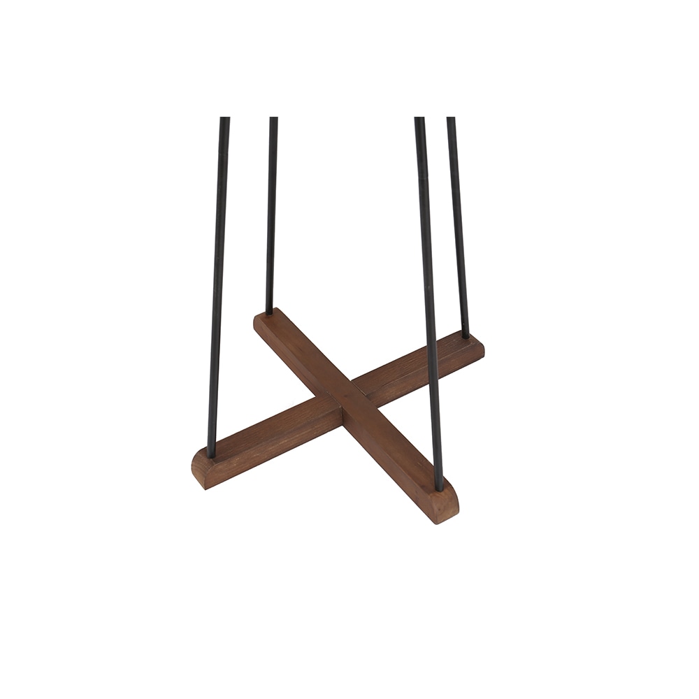 Watnature Reclaimed Wood and Metal Freestanding Coat Rack Hooks Bedroom Living Room Decor - Image 10