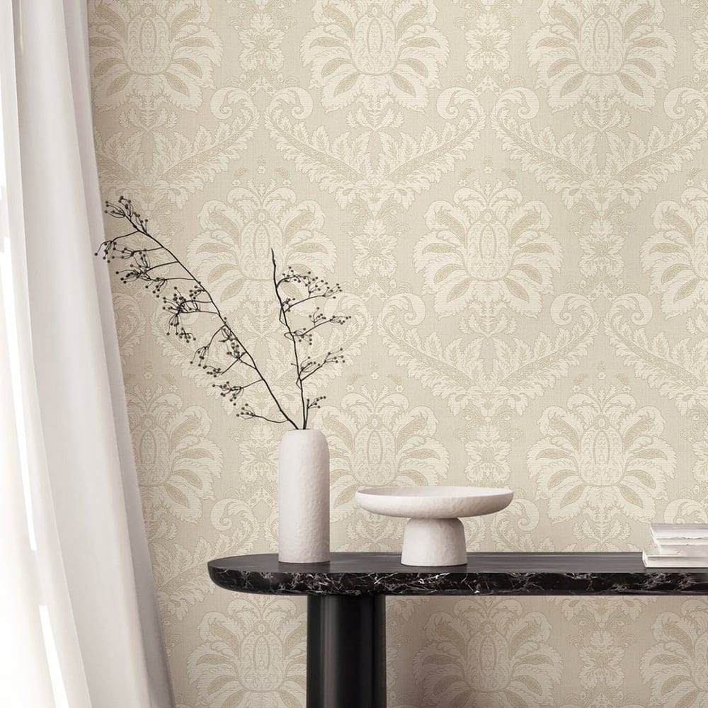 Galerie Ornamenta Damask Green Wallpaper 35935 - Image 2