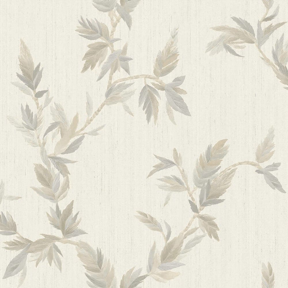 Galerie Ornamenta Tree Leaf Beige Wallpaper 35913