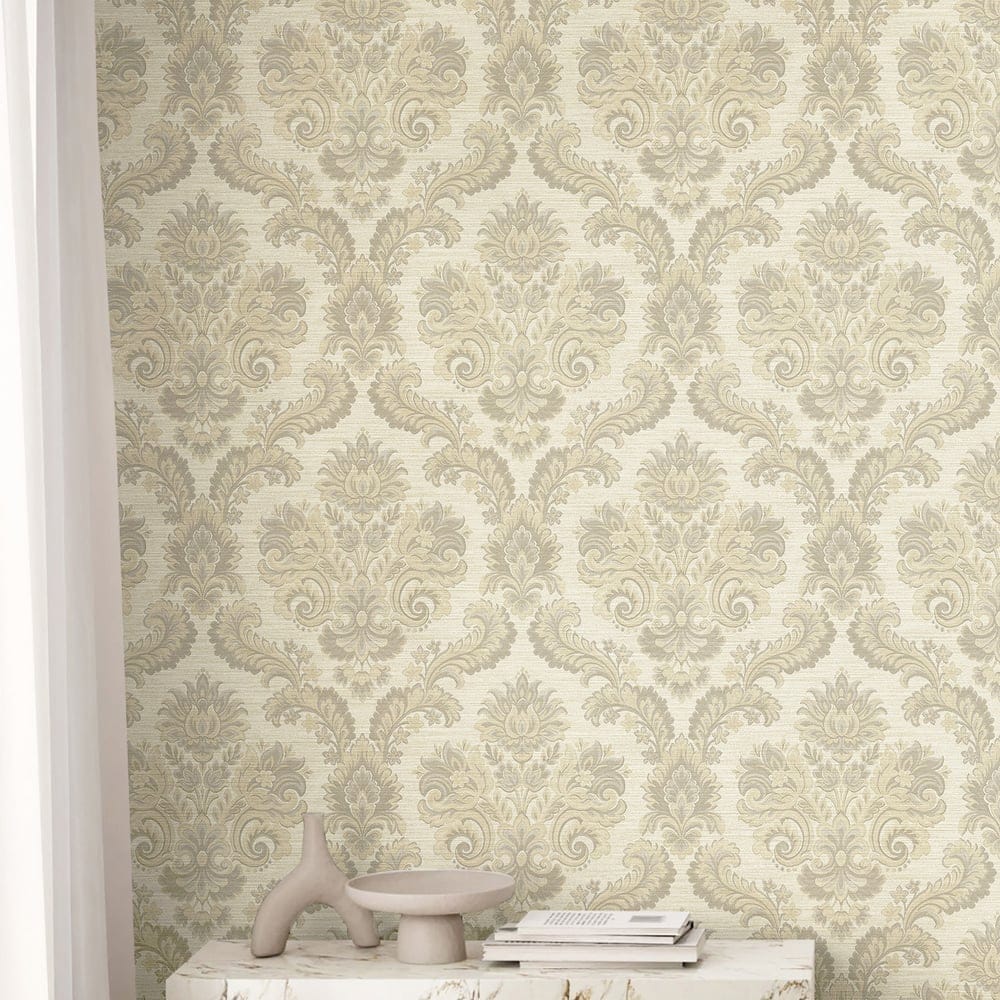 Galerie Ornamenta Damask Beige Wallpaper 35947 - Image 2
