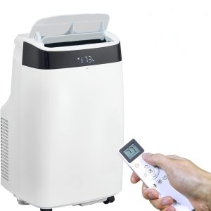 IdealHouse 10000 Btu Portable Air Conditioner Cools Up to 450 Sq. Ft Portable AC Unit Stand AC Units for Room with Dehumidifier and Fan Quiet Operation Remote Control 24 Hours Timer