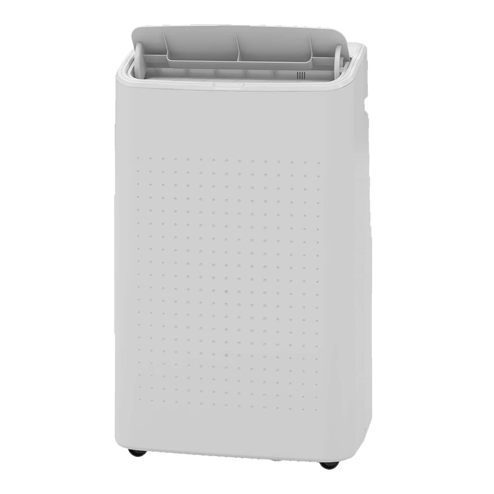 IdealHouse 15000 BTU Portable Air Conditioner - Efficient AC Cooling for Rooms Up to 850 Sq.Ft Comes With Window Vent Kit and Remote Space-Saving Design White