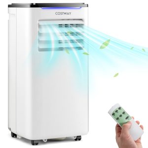 Costway  5200 BTU 8000 BTU ASHRAE Portable Air Conditioner 3 in 1 AC Unit with Cool Dehum Fan Sleep Mode