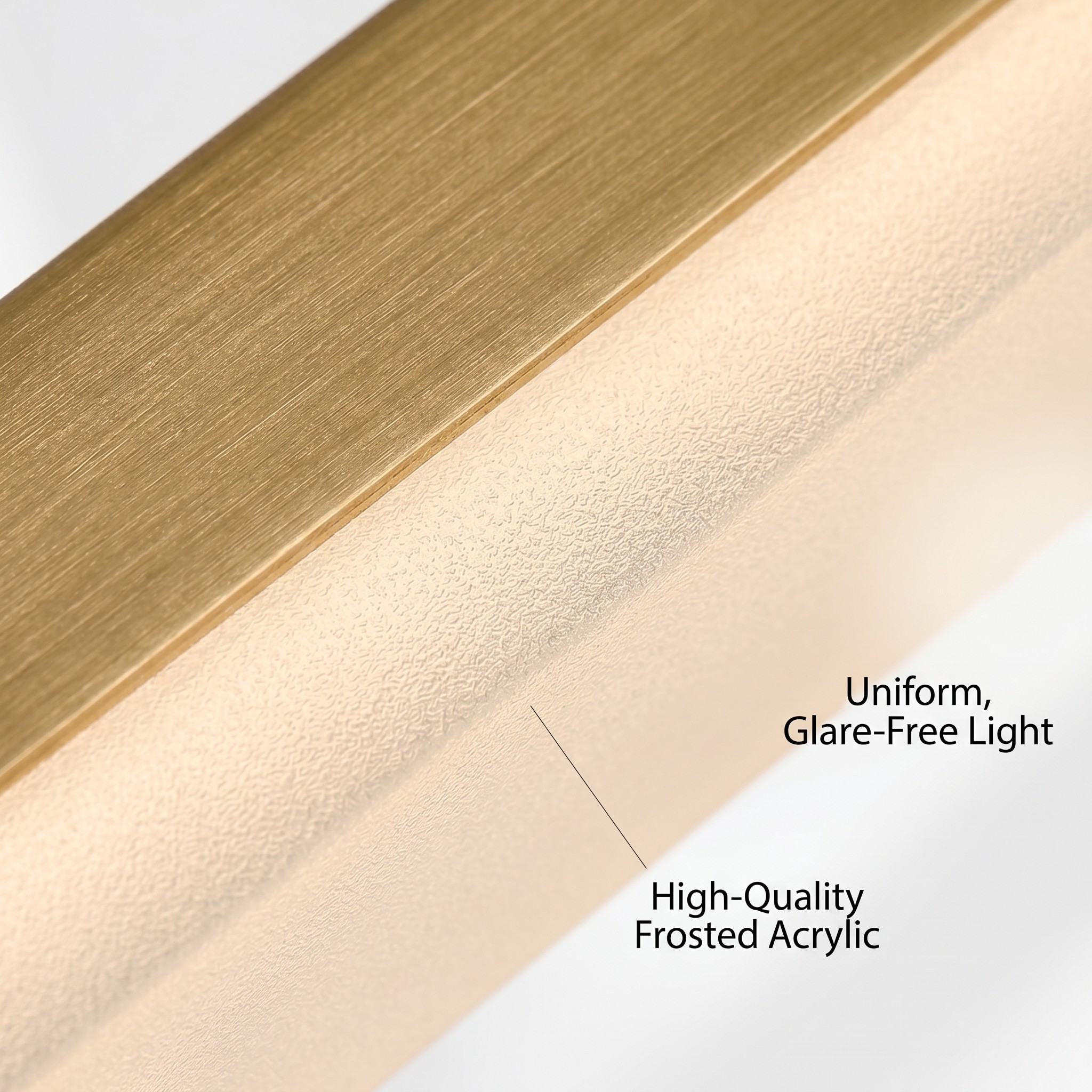 Zicbol 31.5-in 1 Light Brushed Gold Integrated LED Modern/contemporary Bathroom Vanity light bar - Image 7