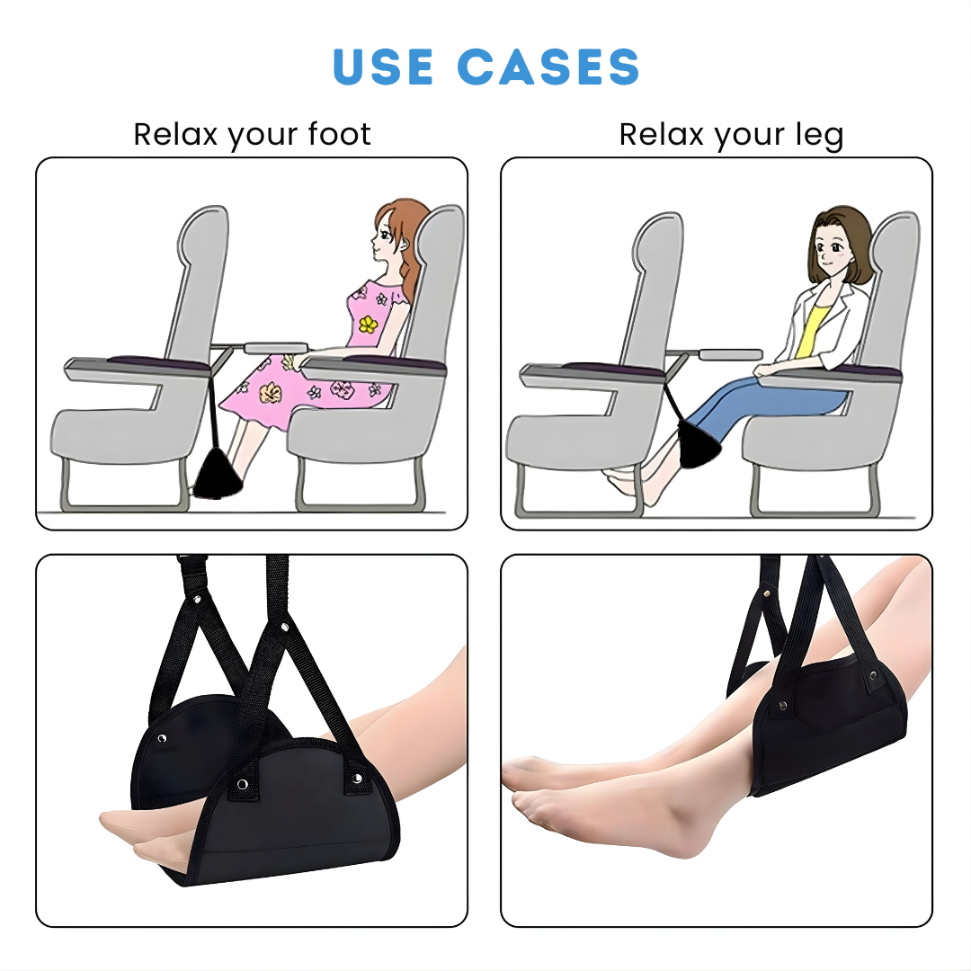 Travel Hammock for Feet – Set of 2 Resting Supports - Image 8