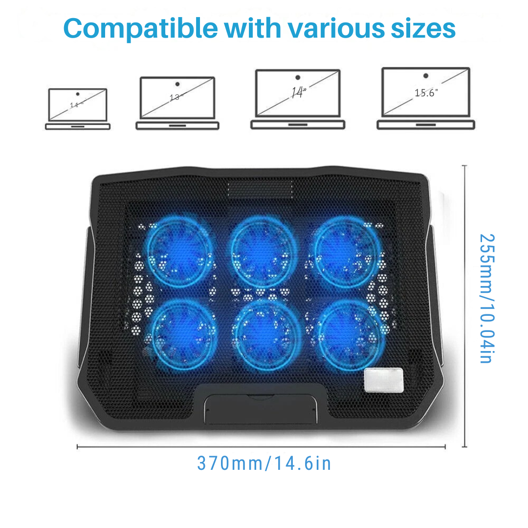 Cooling Pad for Laptops with 6 Fans - Image 10